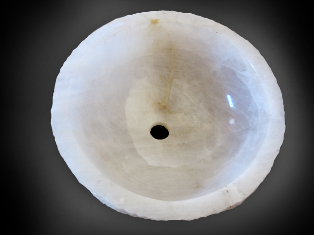 Crystal Quartz Rough Vessel Sink