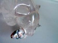 Quartz Bear Eating Fish