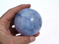 Blue Calcite Sphere 60mm - 2pc Lot