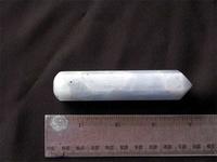 Blue Calcite Massage Tool - Prismatic Design