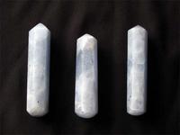 Blue Calcite Massage Tool - Prismatic Design