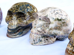 Sea Jasper Skull
