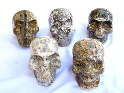 Sea Jasper Skull