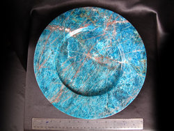 Apatite Plate Fancy Base - 12 inch - 2.51Kg