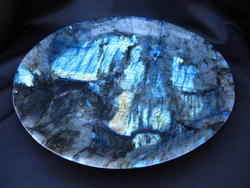 Labradorite Plate Simple Base - 12 inch - 25pcs