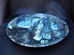 Labradorite Plate Simple Base - 12 inch - 25pcs