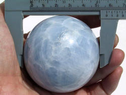 Blue Calcite Spheres (55mm)