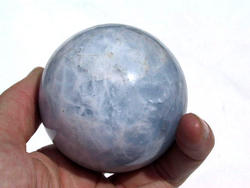 Blue Calcite Spheres (55mm)