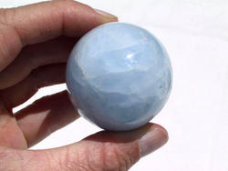 Blue Calcite Spheres (40mm)