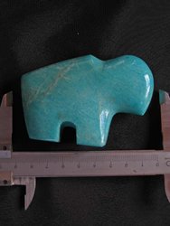 Amazonite Fetish Buffalo 5flats (90pcs)