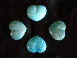 Amazonite Heart 90g 10pcs