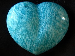 Amazonite Heart 90g 5 flats (120pcs)