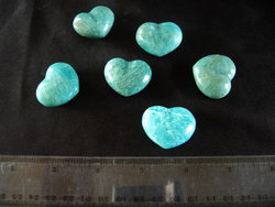 Amazonite Jewellery Small Heart 1 bag (24pcs)