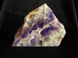 Banded Amethyst Bookends (5-7Kg)
