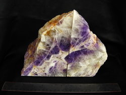 Banded Amethyst Bookends (5-7Kg)