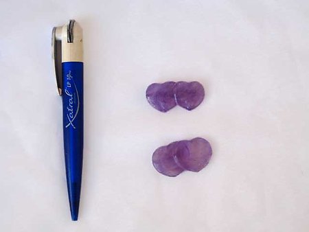 Amethyst Jewellery Double Hearts (500 pcs) 1 box