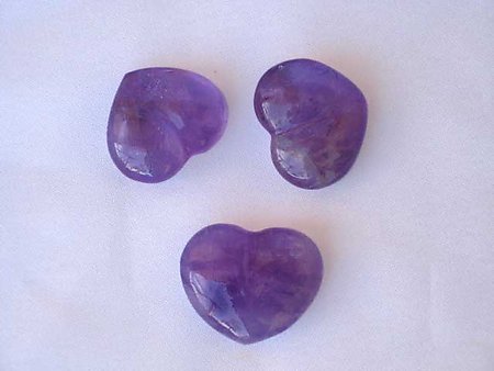 Amethyst Small Heart (20g) 1000PCS