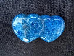 Apatite Jewellery Double Heart 1 bag (24pcs)