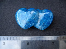 Apatite Jewellery Double Heart 1 bag (24pcs)
