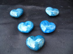 Apatite Jewellery Small Heart 1 bag (24pcs)