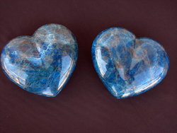 Apatite Large Hearts 7-8inch