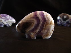 Banded Amethyst Fetish Bear