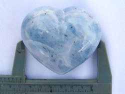 Blue Calcite Heart 200g