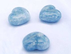Blue Calcite Heart 90g