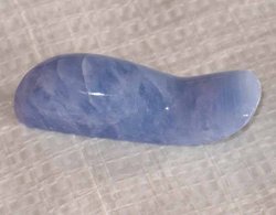 Blue Calcite Massage Tool - Handheld Design
