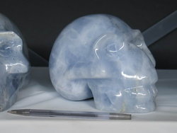 Blue Calcite Large Skull - 5pcs