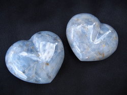 Blue Quartz Heart 90g - 5 Flats (120pcs)