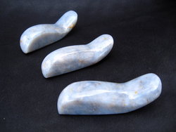 Blue Quartz Massage Tool - Handheld Design - 5 Flats (90pcs)