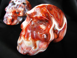 Carnelian Skull