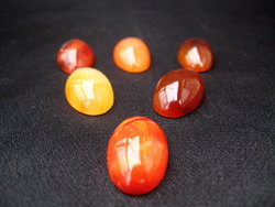 Carnelian Cabochons 24 x 14mm - 8pcs (200pcs)