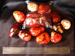 Carnelian Gallets 40LB Lot