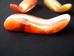 Carnelian Massage Tool - Hand held Design 10PC