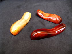 Carnelian Massage Tool - Hand held Design - 5 Flats (90pcs)