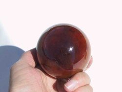Carnelian Spheres 55 mm 2pc Lot