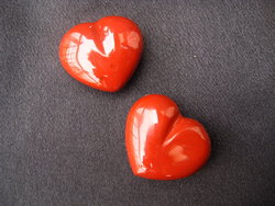 Chestnut Jasper Jewellery Small Heart 20 bags (480pcs)