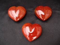 Chestnut Jasper Heart 90g 5pcs