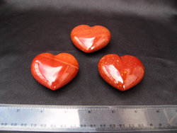 Chestnut Jasper Heart 90g 5pcs