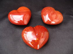 Chestnut Jasper Heart 90g 5pcs