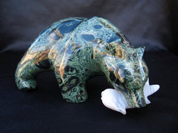 Crocodile Jasper Bear Eating Fish - 5pcs