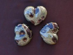 Crocodile Jasper Heart 90g