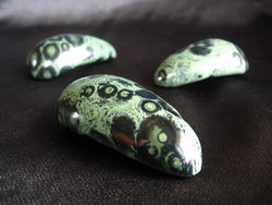 Crocodile Jasper Massage Round Design