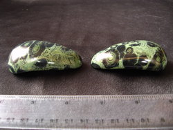 Crocodile Jasper Massage Round Design