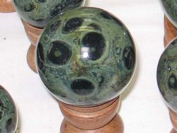 Crocodile Jasper Spheres 40-60mm 80LB Lot