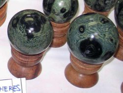 Crocodile Jasper Spheres 40-60mm 80LB Lot