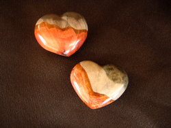 Desert Jasper Jewellery Small Hearts