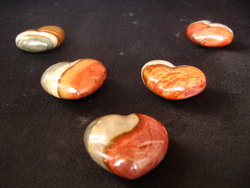 Desert Jasper Jewellery Small Hearts